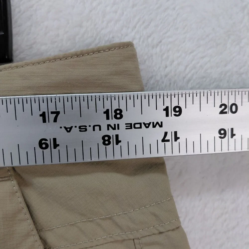 The North Face Horizon 2.0 Cargo Shorts Mens 38 Khaki Nylon Ripstop Outdoor Hike